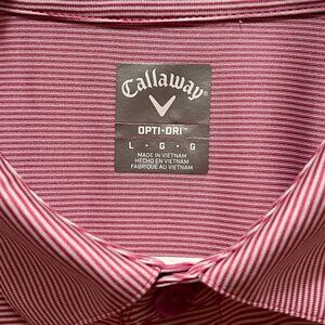 Mens Callaway Opti Dri Collared Polo